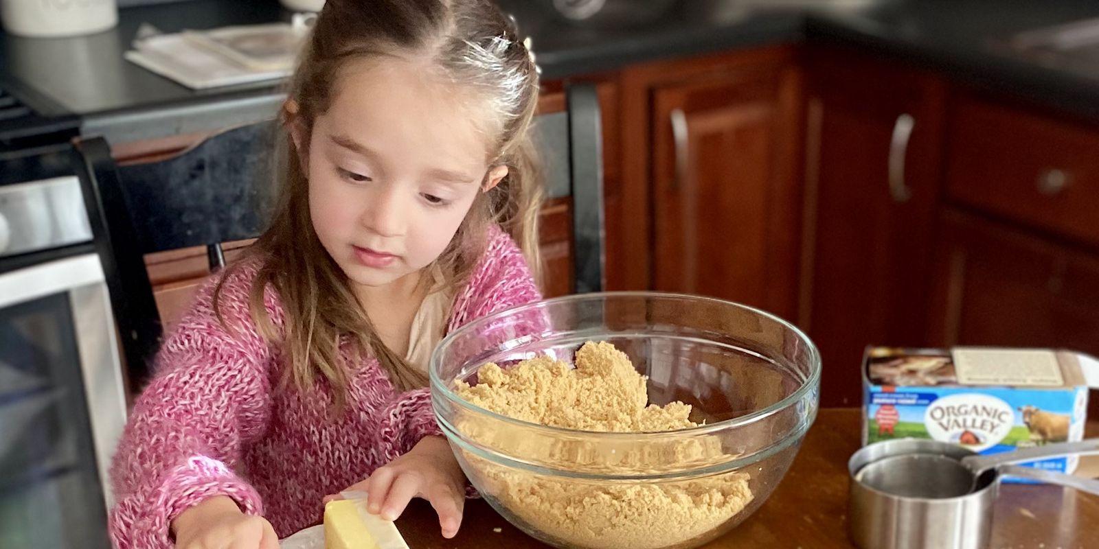 Baking with little kids