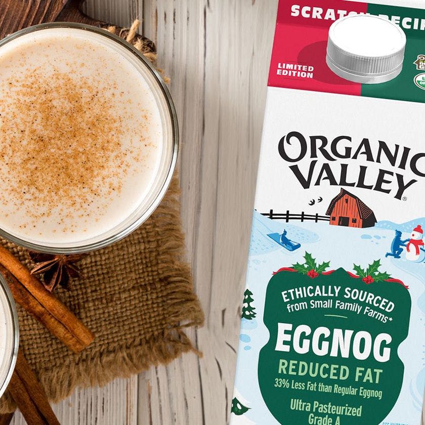 Reduced Fat Eggnog seasonal drink product of the year