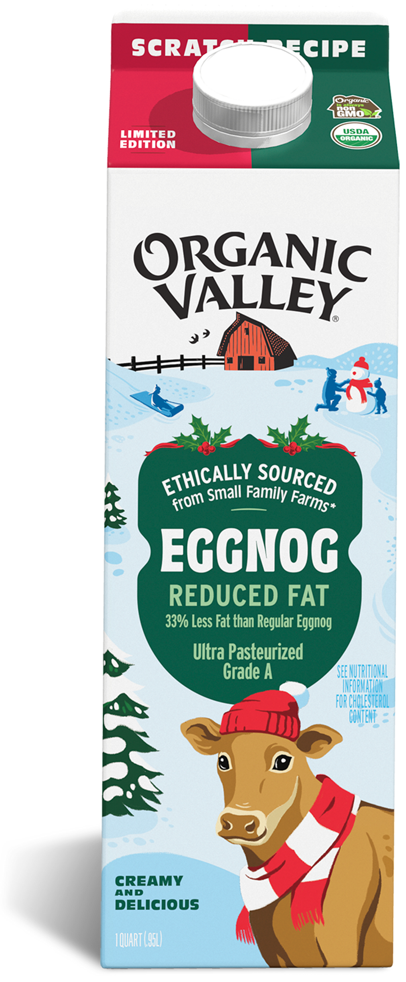 Organic Valley Eggnog.