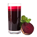 Natural beet food coloring